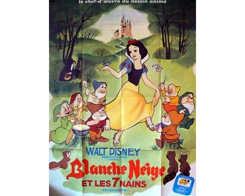 Blanche Neige et les 7 Nains AFFICHE CINEMA ORIGINALE État correct - N/A reconditionné disponible sur Fnac