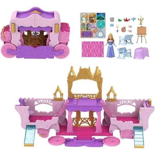 Caleche et Château - Mattel es Coffret avec poupée Aurore HWX17 État correct - N/A reconditionné disponible sur Fnac
