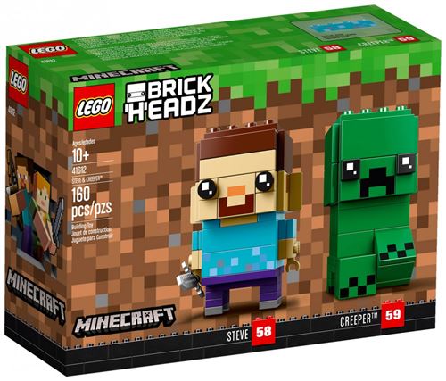 Acheter LEGO® BrickHeadz™ 41612 Steve et Creeper™ État correct - 289,99 € LEGO® BrickHeadz™ 41612 Steve et Creeper™ État correct - Lego BrickHeadz reconditionné disponible sur Fnac