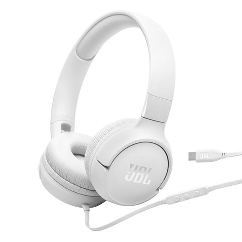 Casque supra-auriculaire filaire JBL Tune 520C Blanc État correct - JBL reconditionné disponible sur Fnac