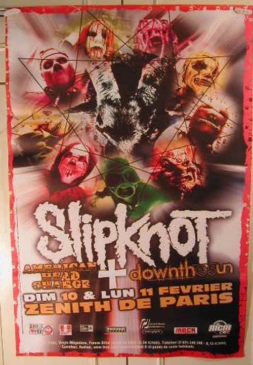 Slipknot - 81x115 cm - AFFICHE / POSTER État correct - N/A reconditionné disponible sur Fnac