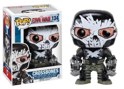 Figurine Funko Pop Marvel Civil War Crossbones 10 cm État correct - Funko reconditionné disponible sur Fnac