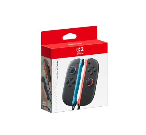 Paire de manettes Nintendo Joy-Con 2 gauche et droite Nintendo Switch 2 Bleu clair et Rouge clair État correct - Nintendo reconditionné disponible sur Fnac