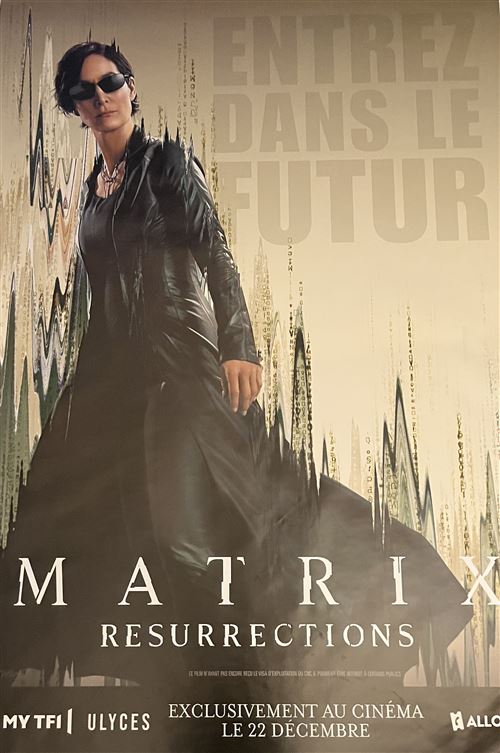 Affiche Publicitaire - Matrix Resurrections - Trinida - 120x175cm État correct - N/A reconditionné disponible sur Fnac