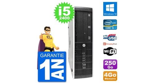 Pc hp 8300 elite sff intel i5-2400 ram 4go disque dur 250go windows 10 wifi État correct - N/A reconditionné disponible sur Fnac