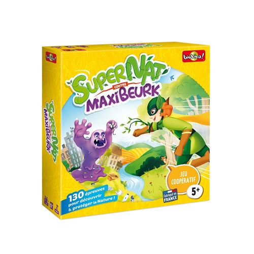 Acheter Jeu de société Bioviva SuperNat' contre MaxiBeurk État correct - 11,00 € Jeu de société Bioviva SuperNat' contre MaxiBeurk État correct - Bioviva reconditionné disponible sur Fnac
