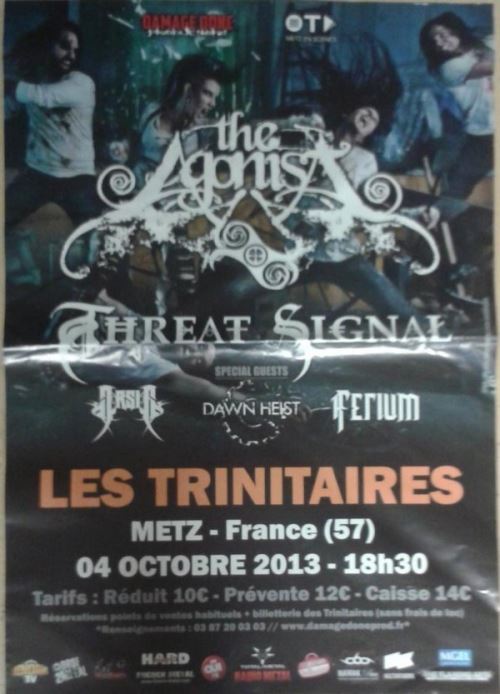 The Agonist / Threat Signal - 70x100 cm - AFFICHE / POSTER État correct -  reconditionné disponible sur Fnac