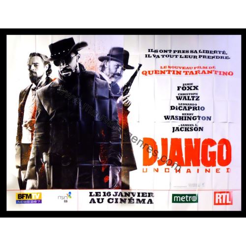 DJANGO Unchained AFFICHE CINEMA ORIGINALE État correct - N/A reconditionné disponible sur Fnac