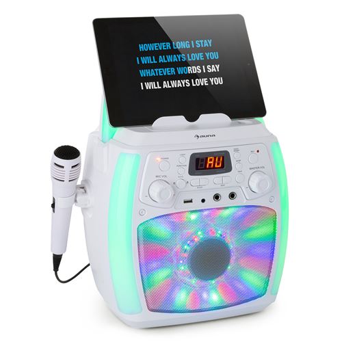 Acheter Chaîne karaoké StarMaker Plus - Machine à karaoké Bluetooth USB CD LED Show RCA État correct - 99,99 € Chaîne karaoké StarMaker Plus - Machine à karaoké Bluetooth USB CD LED Show RCA État correct - N/A reconditionné disponible sur Fnac