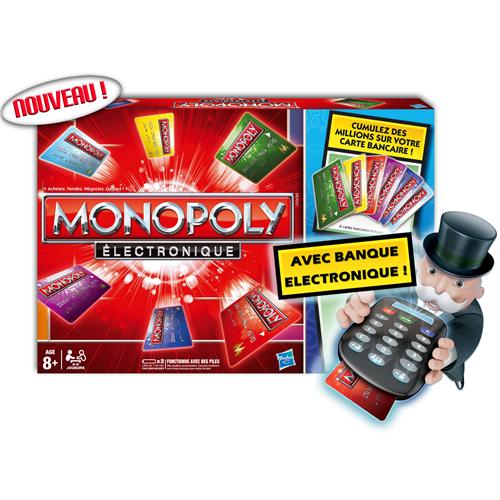 Acheter Hasbro Monopoly Electronique État correct - 46,46 € Hasbro Monopoly Electronique État correct - Hasbro reconditionné disponible sur Fnac