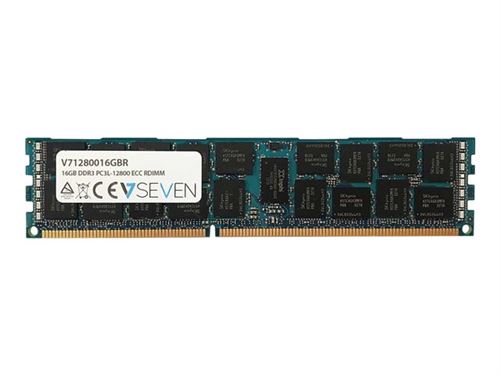 V7 - DDR3L - module - 16 Go - DIMM 240 broches - 1600 MHz / PC3L-12800 - 1.35 V - mémoire enregistré - ECC État correct - N/A reconditionné disponible sur Fnac