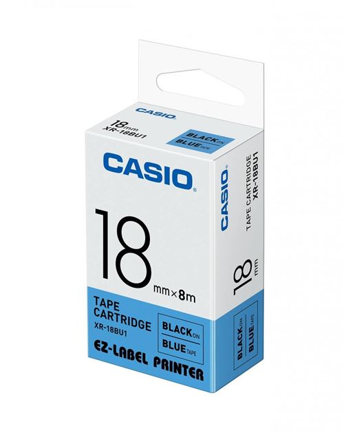 Casio XR-18BU1 - bande d'étiquettes - 1 rouleau(x) État correct - Casio reconditionné disponible sur Fnac