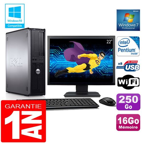 Acheter Pc dell 780 dt intel e5300 ram 16go disque 250 go wifi w7 ecran 22' État correct - 209,00 € Pc dell 780 dt intel e5300 ram 16go disque 250 go wifi w7 ecran 22' État correct - Dell reconditionné disponible sur Fnac