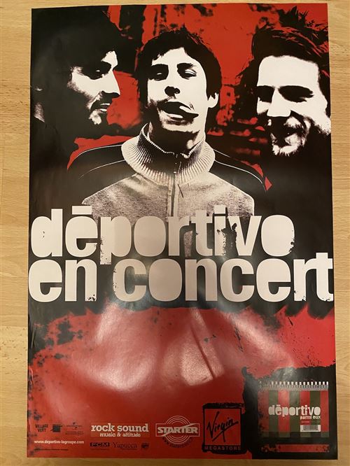 Déportive - En Concert - 40x60cm - Affiche État correct - N/A reconditionné disponible sur Fnac