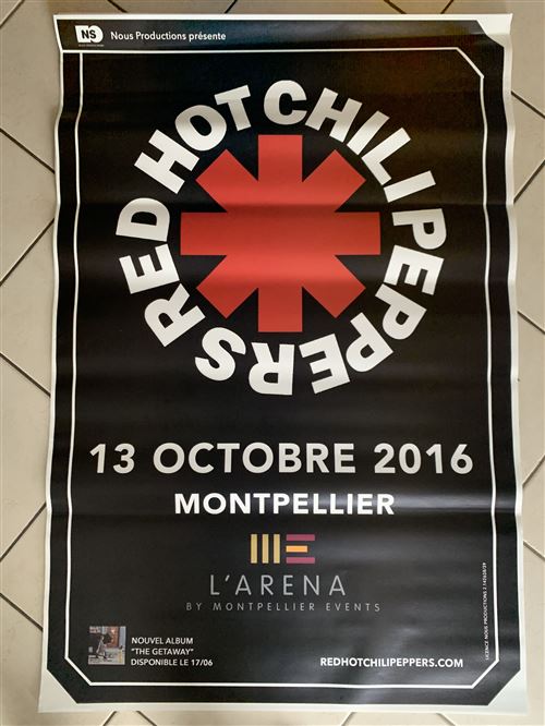 Acheter Red Hot Chili Peppers - The Getaway 2016 - RHCP - 80x120cm - Affiche État correct - 17,99 € Red Hot Chili Peppers - The Getaway 2016 - RHCP - 80x120cm - Affiche État correct - N/A reconditionné disponible sur Fnac
