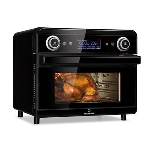 Acheter Friteuse à air chaud - Klarstein AeroVital Jumbo - 3 en 1 - Grille-pain - 1550 W - 18 L - Noir État correct - 170,99 € Friteuse à air chaud - Klarstein AeroVital Jumbo - 3 en 1 - Grille-pain - 1550 W - 18 L - Noir État correct - N/A reconditionné disponible sur Fnac