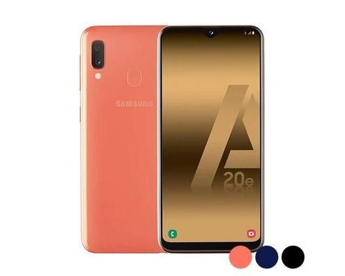Samsung Galaxy A20e - 4G smartphone - double SIM - RAM 3 Go / Mémoire interne 32 Go - microSD slot - Écran LCD - 5.8"" - 1560 x 720 pixels - 2x caméras arrière 13 MP, 5 MP - front camera 8 MP - orange corail État correct - Samsung reconditionné disponible sur Fnac