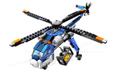 4995 L' helicoptère cargo, Lego Creator État correct - Lego reconditionné disponible sur Fnac