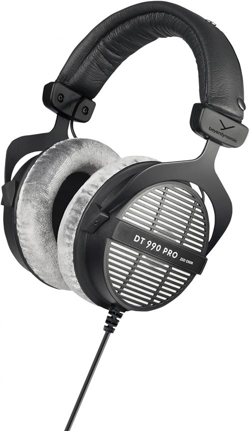 Casque stéréo ouvert Beyerdynamic DT990PRO Noir et Gris