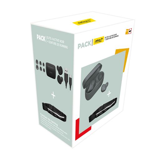 Acheter Ecouteurs sans fil Jabra Elite 4 Active avec réduction de bruit Noir + Ceinture Running 2024 État correct - 84,99 € Ecouteurs sans fil Jabra Elite 4 Active avec réduction de bruit Noir + Ceinture Running 2024 État correct - Jabra reconditionné disponible sur Fnac