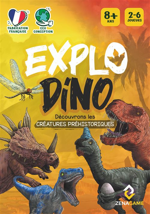 Jeu d’ambiance Gigamic ExploDino Découvrons les Créatures Préhistoriques État correct - Gigamic reconditionné disponible sur Fnac