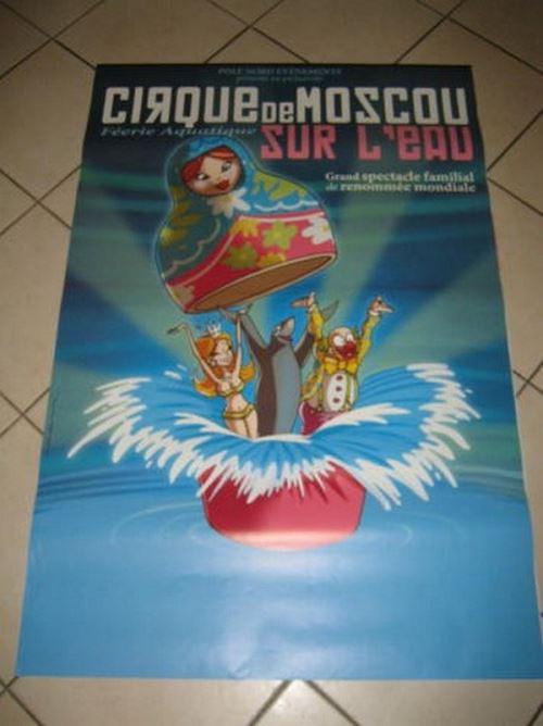 Acheter Cirque de Moscou - 80x120 cm - AFFICHE / POSTER État correct - 17,99 € Cirque de Moscou - 80x120 cm - AFFICHE / POSTER État correct - N/A reconditionné disponible sur Fnac