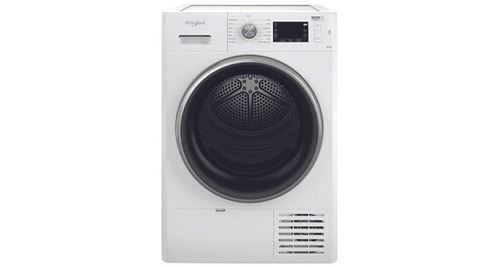 Seche-linge, FRESHCARE, Pompe a chaleur, 9 KG, A++, Interface Big Digit, 64 dB, Tambour Inox, 6eme Sens, FreshCare+, Filtre Easy-cleaning, Porte noire et silver État correct - Whirlpool reconditionné disponible sur Fnac