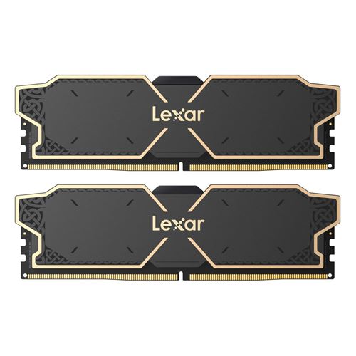 Acheter Lexar THOR OC - DDR5 - kit - 32 Go: 2 x 16 Go - DIMM 288 broches faible encombrement - 6000 MT/s / PC5-24000 - CL38 - 1.25 V - mémoire sans tampon - on-die ECC - noir État correct - 359,00 € Lexar THOR OC - DDR5 - kit - 32 Go: 2 x 16 Go - DIMM 288 broches faible encombrement - 6000 MT/s / PC5-24000 - CL38 - 1.25 V - mémoire sans tampon - on-die ECC - noir État correct - N/A reconditionné disponible sur Fnac