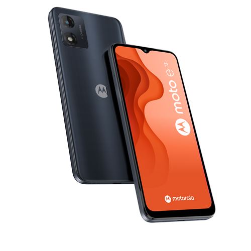 Smartphone Motorola E13 6,5"" Double nano SIM 64 Go Noir cosmique État correct - Motorola reconditionné disponible sur Fnac