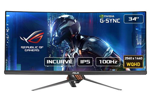 Ecran Gaming Asus ROG Swift PG348Q 34"" Incurvé État correct - Asus reconditionné disponible sur Fnac