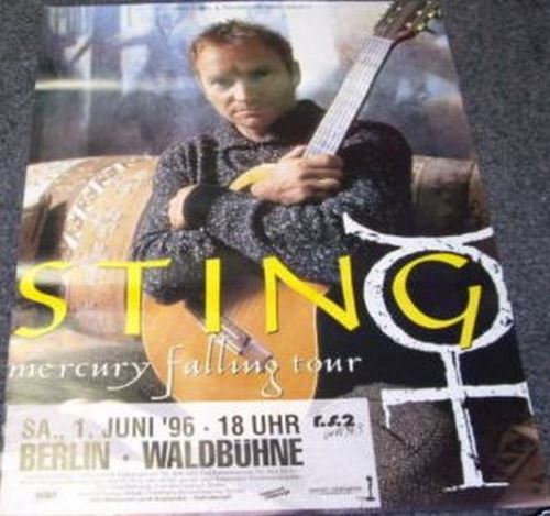 Sting - 80x120 cm - AFFICHE / POSTER État correct - N/A reconditionné disponible sur Fnac