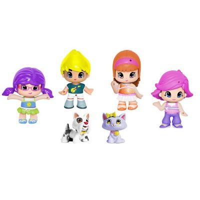 Famosa - Poupées 7 cm - Pinypon : 4 poupées et 2 animaux de compagnie État correct - N/A reconditionné disponible sur Fnac