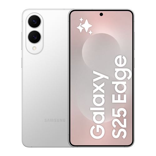Smartphone Samsung Galaxy S25 Edge 6,7"" 5G Nano SIM 512 Go Argent Titane État correct - Samsung reconditionné disponible sur Fnac