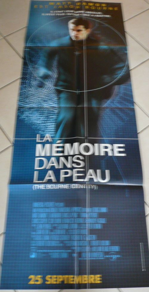 Ma mémoire Dans La Peau AFFICHE CINEMA ORIGINALE État correct - N/A reconditionné disponible sur Fnac