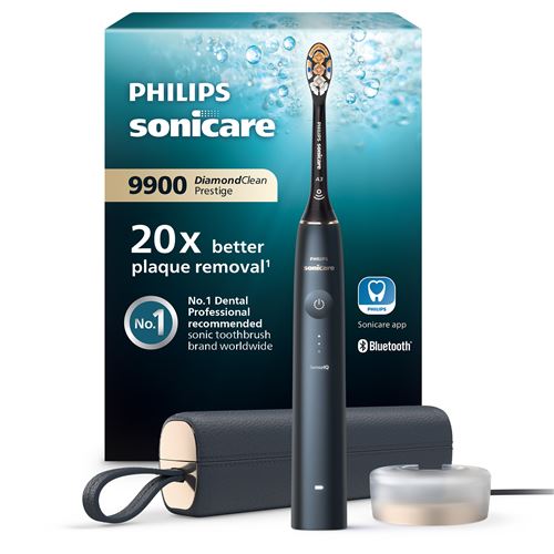 Acheter Brosse à dents électrique Philips HX9992/12 Sonicare 9900 DiamondClean Prestige Bleu État correct - 203,99 € Brosse à dents électrique Philips HX9992/12 Sonicare 9900 DiamondClean Prestige Bleu État correct - Philips reconditionné disponible sur Fnac