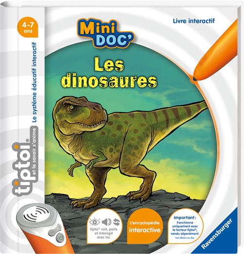 Livre interactif Ravensburger Tiptoi Mini Doc Les Dinosaures État correct - Ravensburger reconditionné disponible sur Fnac