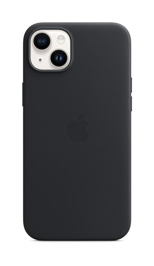 Coque en cuir avec MagSafe pour Apple iPhone 14 Plus Minuit État correct - Apple reconditionné disponible sur Fnac