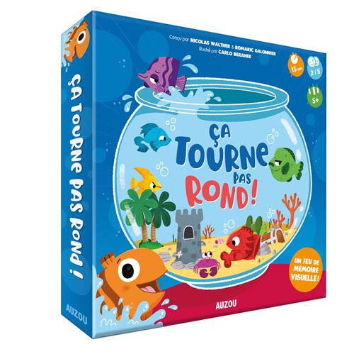 Jeu de société Auzou Ça tourne pas rond État correct - N/A reconditionné disponible sur Fnac