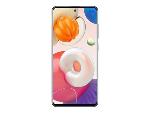Samsung Galaxy A51 - 4G smartphone - double SIM - RAM 4 Go / Mémoire interne 128 Go - microSD slot - écran OEL - 6.5"" - 2400 x 1080 pixels - 4x caméras arrière 48 MP, 12 MP, 5 MP, 5 MP - front camera 32 MP - brume d'argent écrasée État correct - N/A reconditionné disponible sur Fnac