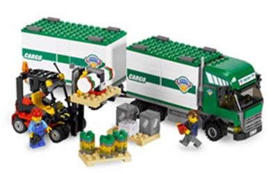 7733 Le camion et son chariot élévateur, Lego City État correct - Lego reconditionné disponible sur Fnac