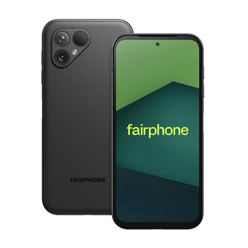 Acheter Smartphone FairPhone 5 6.46"" 5G Double SIM 256 Go Noir mat État correct - 554,48 € Smartphone FairPhone 5 6.46"" 5G Double SIM 256 Go Noir mat État correct - Fairphone reconditionné disponible sur Fnac