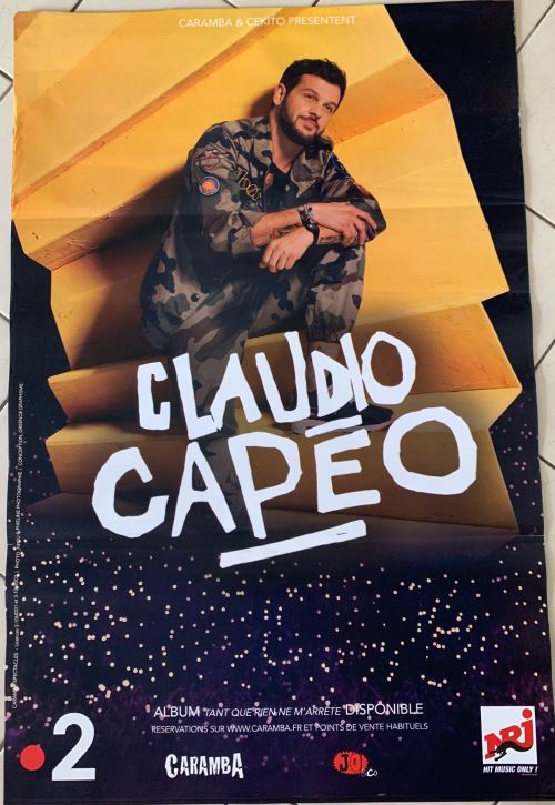 Claudio Capéo - Tant Que Rien ne m'Arrête Tour 2019 - AFFICHE État correct - N/A reconditionné disponible sur Fnac