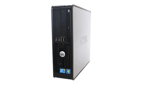 Dell OptiPlex 780 - SFF - Core 2 Duo E8400 / 3 GHz - RAM 2 Go - HDD 250 Go - graveur de DVD - HD Graphics - GigE - Win 7 Édition Familiale Premium 64 bits - moniteur : aucun État correct - Darty reconditionné disponible sur Fnac