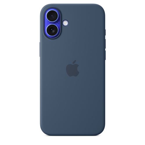Coque en silicone avec MagSafe pour iPhone 16 Plus Denim État correct - Apple reconditionné disponible sur Fnac