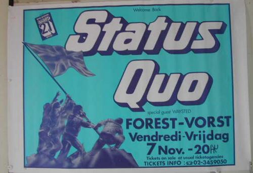 Status Quo - 70x100 cm - AFFICHE / POSTER État correct - N/A reconditionné disponible sur Fnac