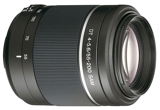 Objectif Reflex Sony DT 55-200mm f/4-5,6 SAM État correct - Sony reconditionné disponible sur Fnac