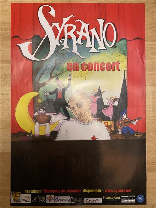 Syrano - En concert - 40x60cm - Affiche État correct - N/A reconditionné disponible sur Fnac