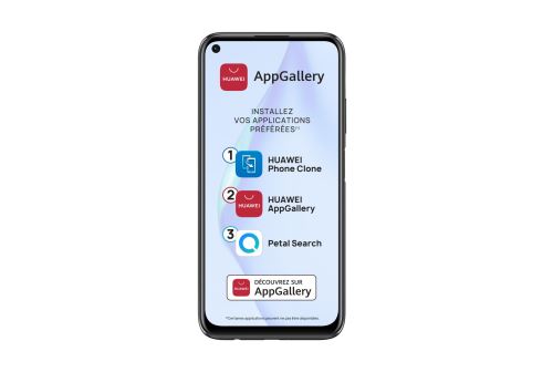 Smartphone Huawei P40 Lite Double SIM 128 Go Noir minuit  - Huawei reconditionné disponible sur Fnac