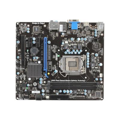 MSI H61M-E33 - B3 - carte-mère - micro ATX - Socket LGA1155 - H61 Chipset - Gigabit LAN - carte graphique embarquée (unité centrale requise) - audio HD (8 canaux) État correct - MSI reconditionné disponible sur Fnac