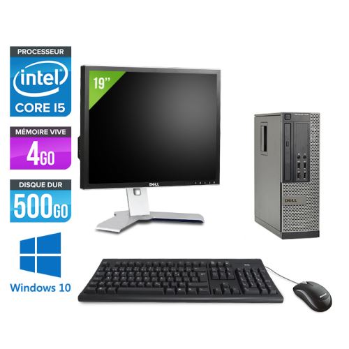 Acheter Pc Dell Optiplex 7010 SFF + Ecran 19'' - Noir - Intel Core i5-3470 / 3.20 GHz - RAM 4 Go - HDD 500 Go - DVDRW - Gigabit Ethernet - Windows 10 Professionnel État correct - 399,00 € Pc Dell Optiplex 7010 SFF + Ecran 19'' - Noir - Intel Core i5-3470 / 3.20 GHz - RAM 4 Go - HDD 500 Go - DVDRW - Gigabit Ethernet - Windows 10 Professionnel État correct - Dell reconditionné disponible sur Fnac